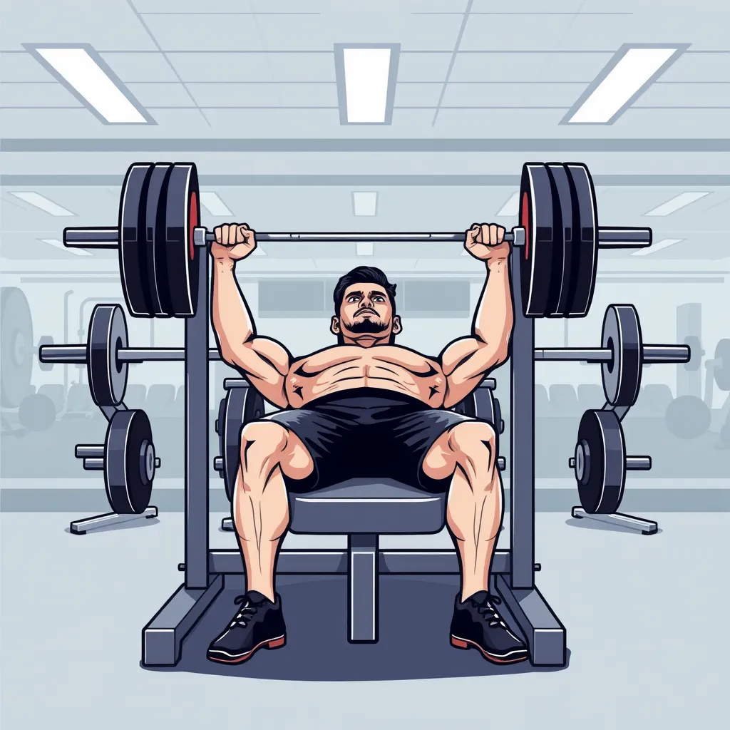 Muscle Hypertrophy Illustration