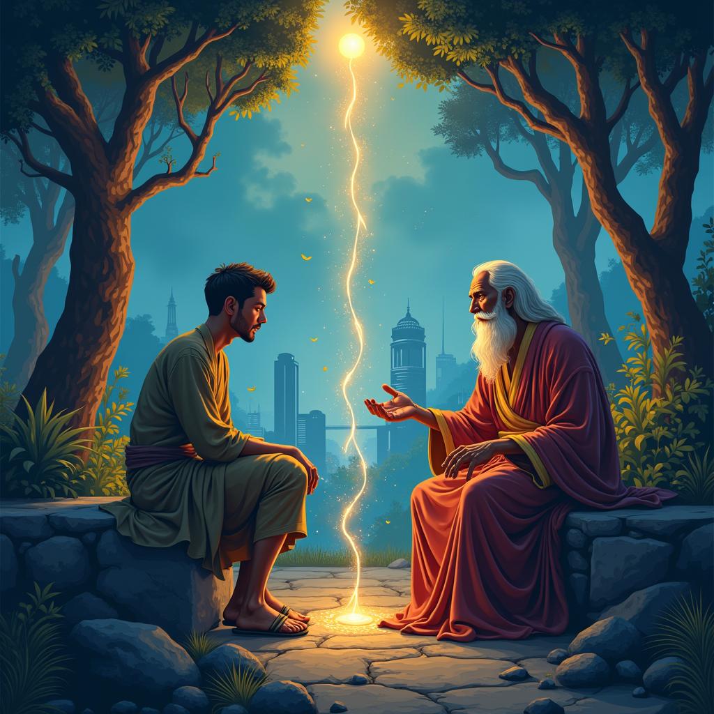 Ancient ancestors illustration
