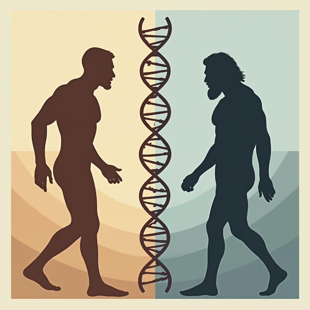 Neanderthal DNA visualization