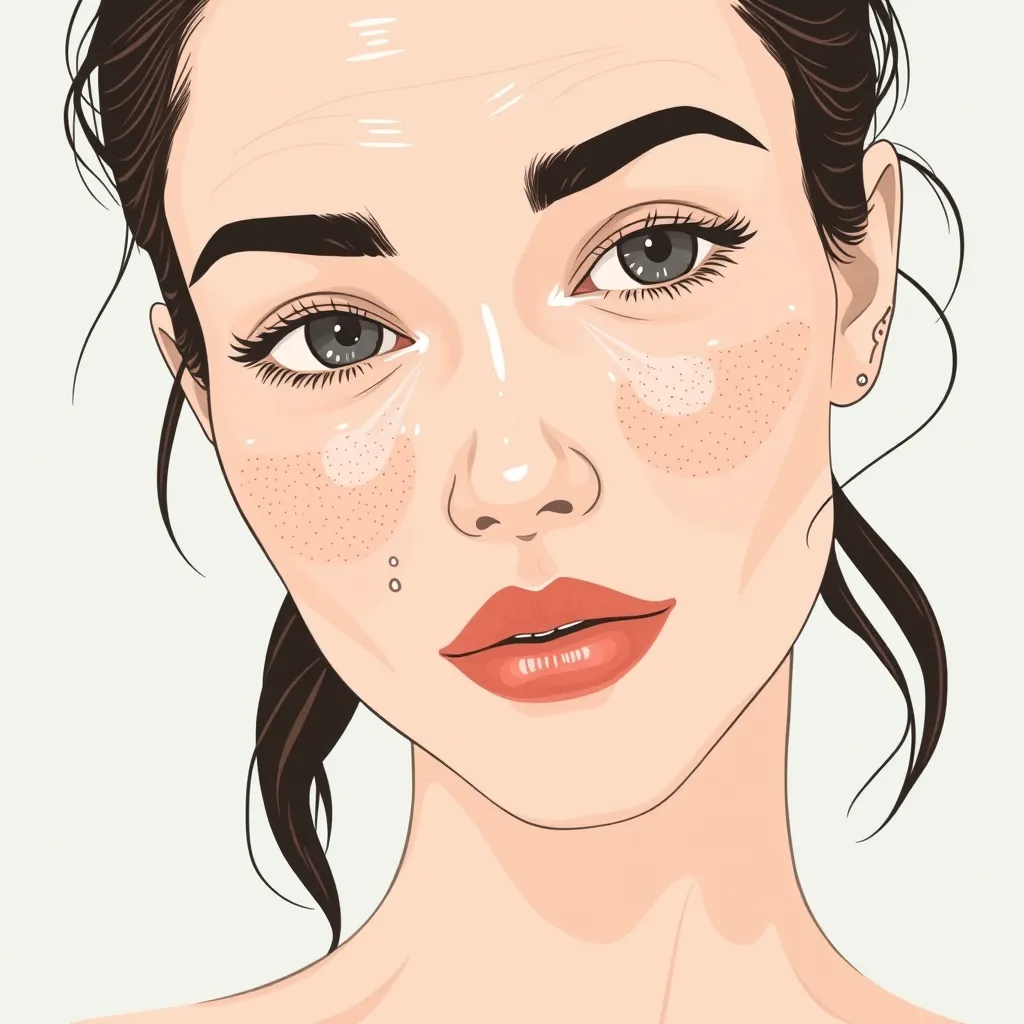 Severe Acne Illustration